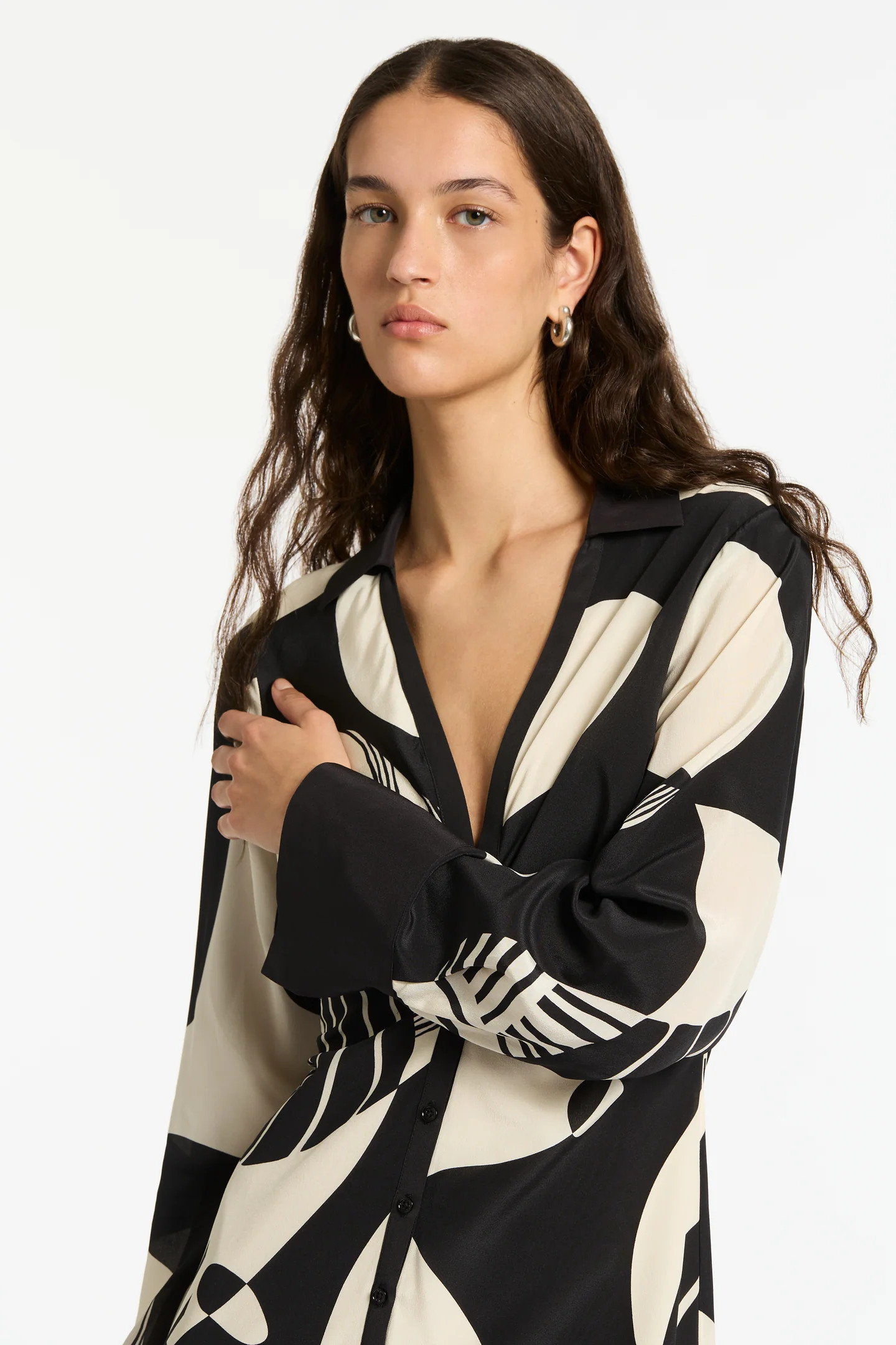 Realisme V Neck Shirt Dress | Sir The Label (ANZ)