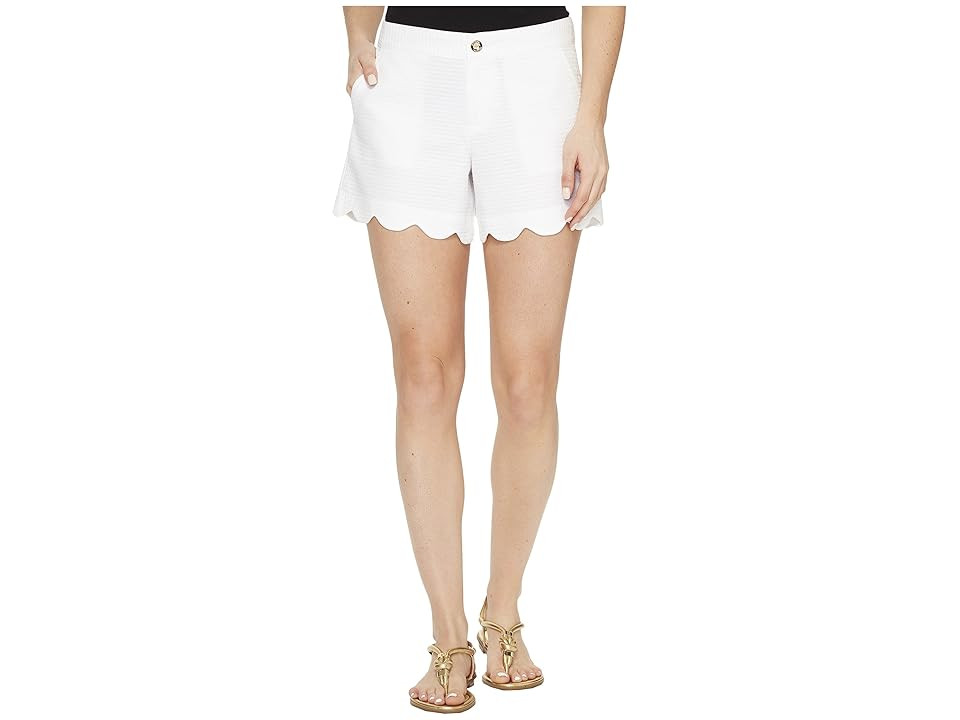 Lilly Pulitzer Buttercup Shorts (Resort White) Women's Shorts | Zappos