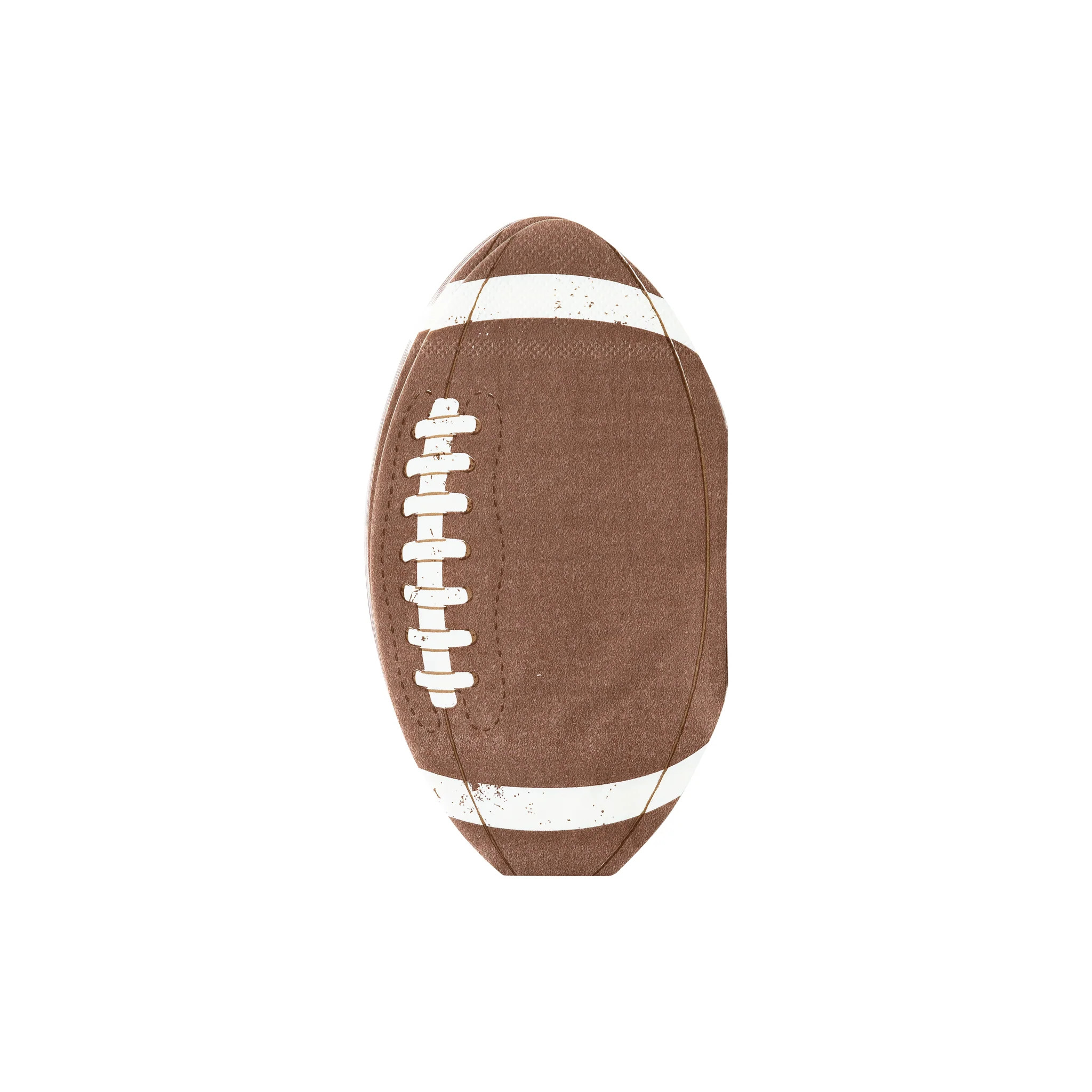 Football Shaped Paper Dinner Napkin | My Mind's Eye