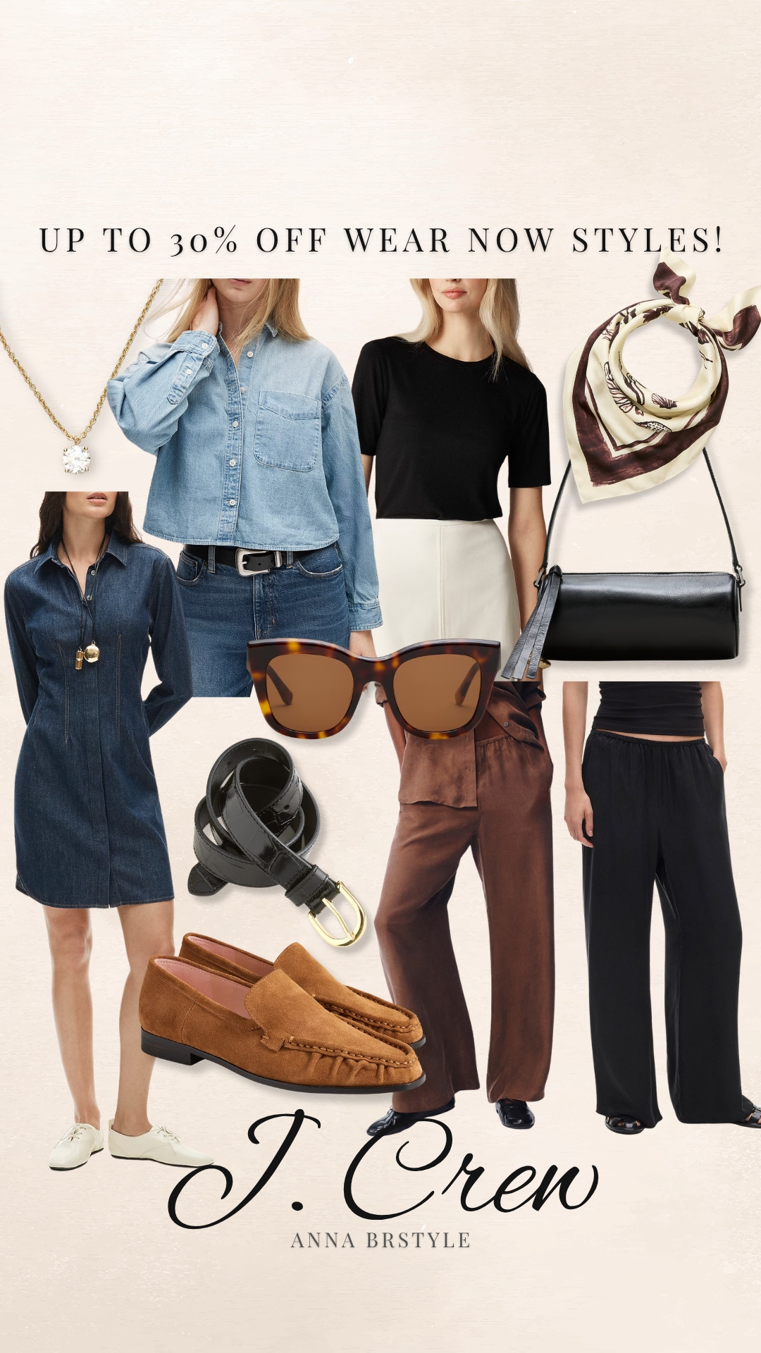 J.Crew is having a major sale and these are the timeless pieces I’m adding to my wardrobe 🤍 From denim layers and classic black basics to the perfect loafers and accessories, these are pieces you’ll style season after season.

J.Crew sale, classic wardrobe staples, denim shirt, black pants, fall outfit ideas, timeless style, capsule wardrobe, loafers, neutral accessories, everyday outfits, elevated basics, Annabrstyle 

 #LTKootd #LTKSeasonal #LTKSaleAlert