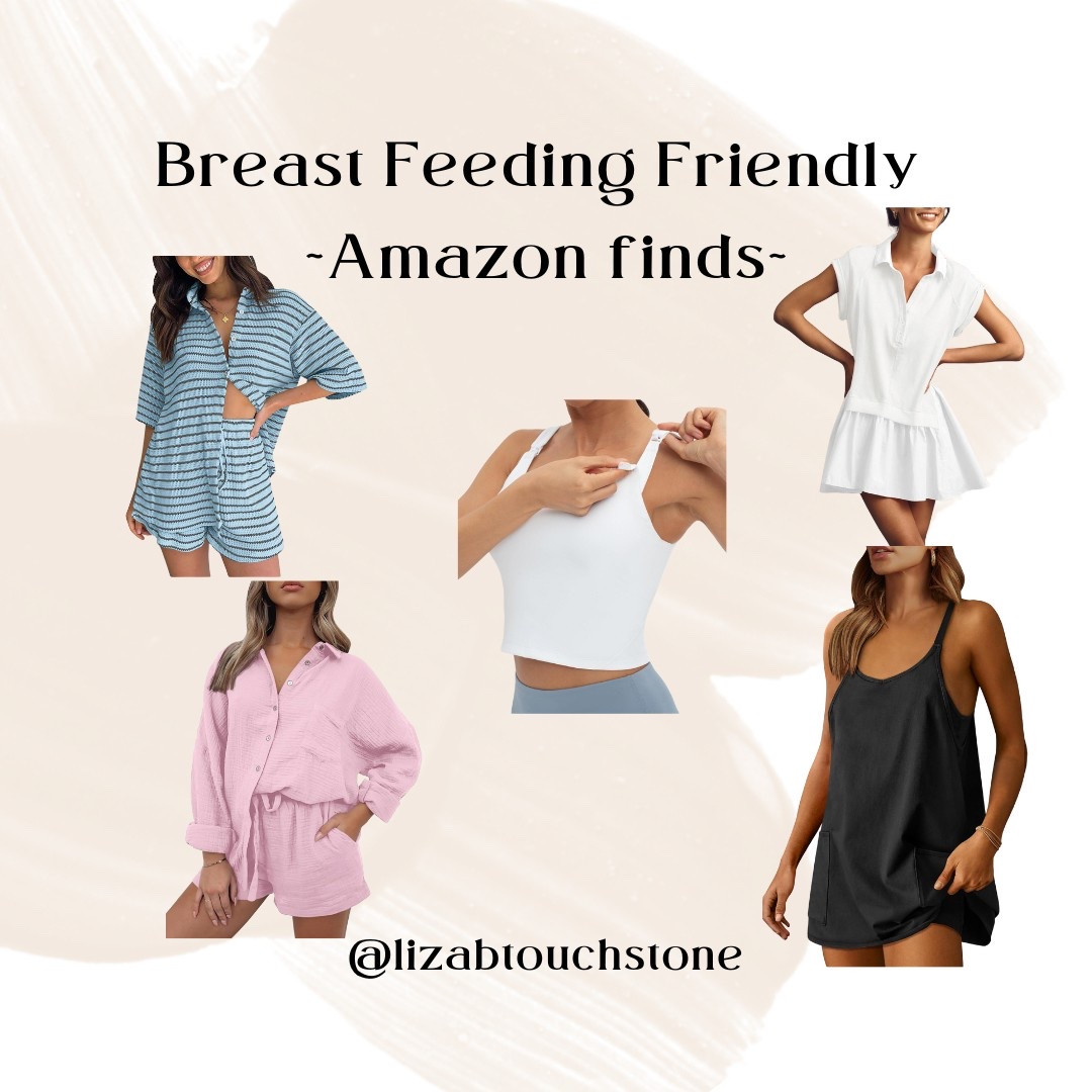 Postpartum in the summer and breast feeding a newborn. Here is what I am ordering from Amazon to look cute but be able to feed in public as well! Ordered most in a size large 

#LTKBaby #LTKFamily #LTKStyleTip