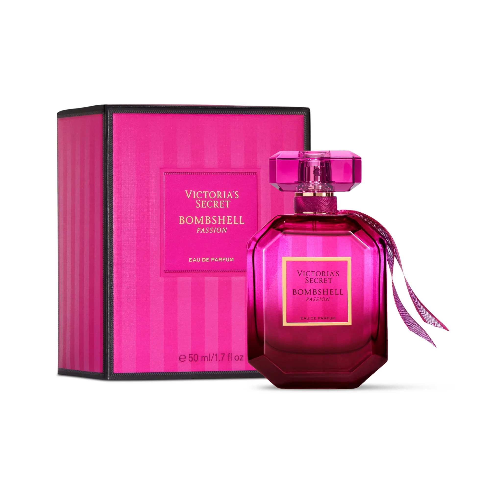 Victoria's Secret Bombshell Passion Eau de Parfum, Notes of Sparkling Cassis, Queen Peony & Fuchs... | Walmart (US)