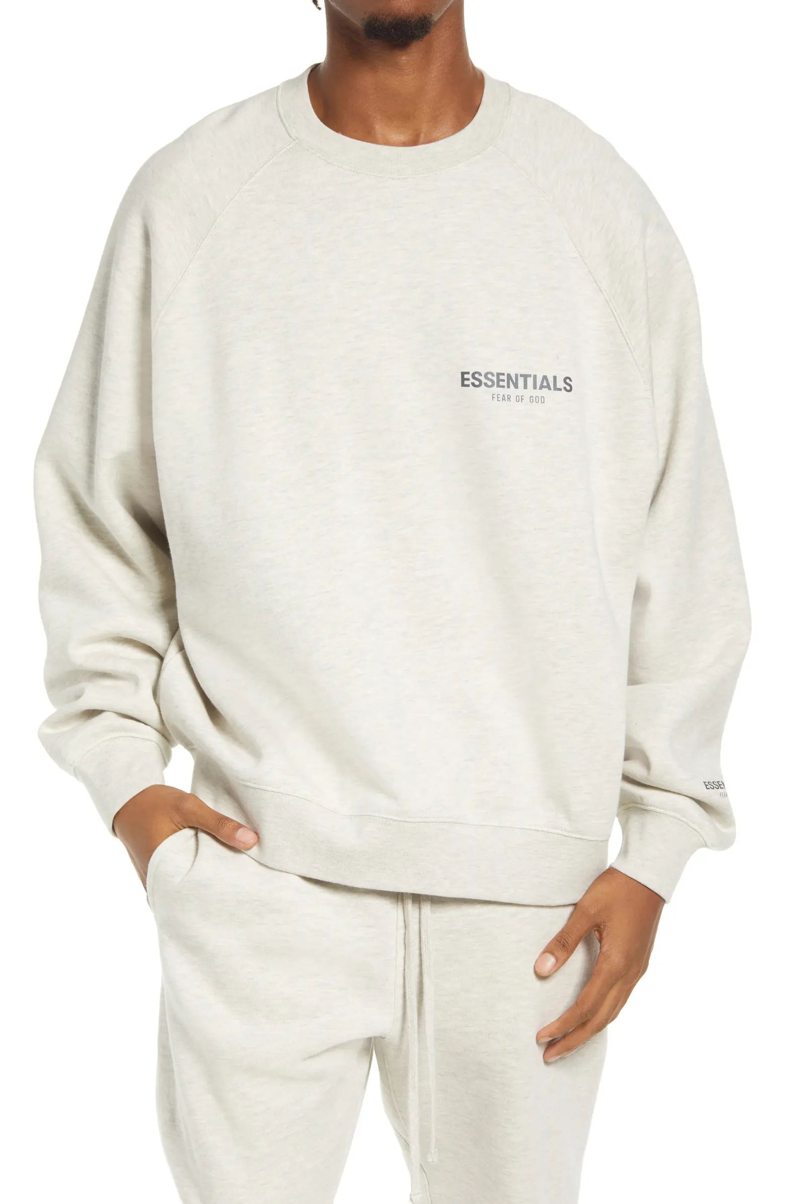 Cotton Blend Crewneck Sweatshirt | Nordstrom