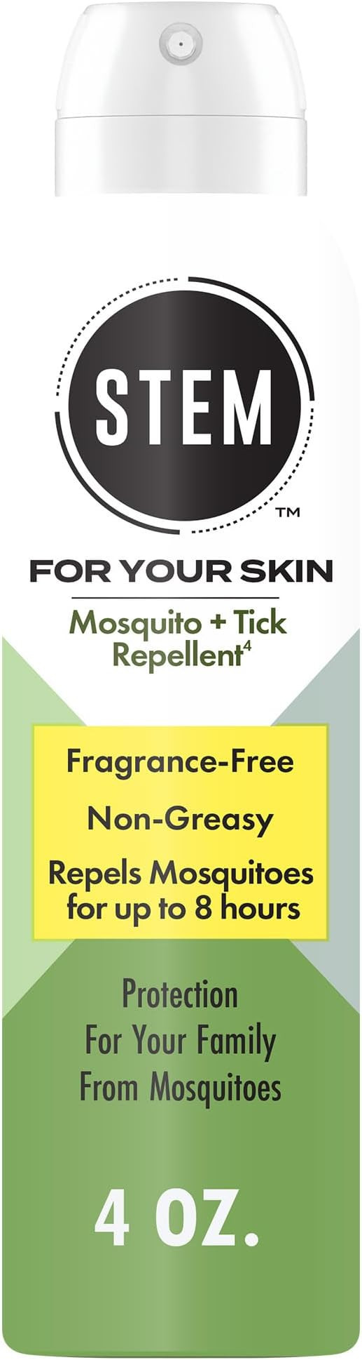 STEM Mosquito and Tick Repellent Bug Spray, Fragrance-Free Picaridin Protection, 4 oz | Amazon (US)