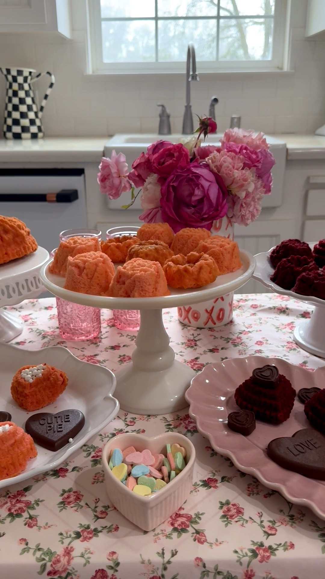I love this gorgeous Valentine’s Day dessert table I created on a small kitchen table inside my home! I also created it outside since the weather is beautiful in Northern California! There are so many options. @wayfair has everything you need to create a lovely tablescape at up to 60% off during the Wayfair 5 Days of Deals, which started yesterday and ends on Monday, February 2, 2026! You can save on patio tables, dining tables, cookware, bakeware, dining sets, glassware, Valentine’s Day gifts and more! 💗❤️💗 #wayfair #wayfairpartner #ad 

#LTKHome #LTKSaleAlert #LTKValentine
