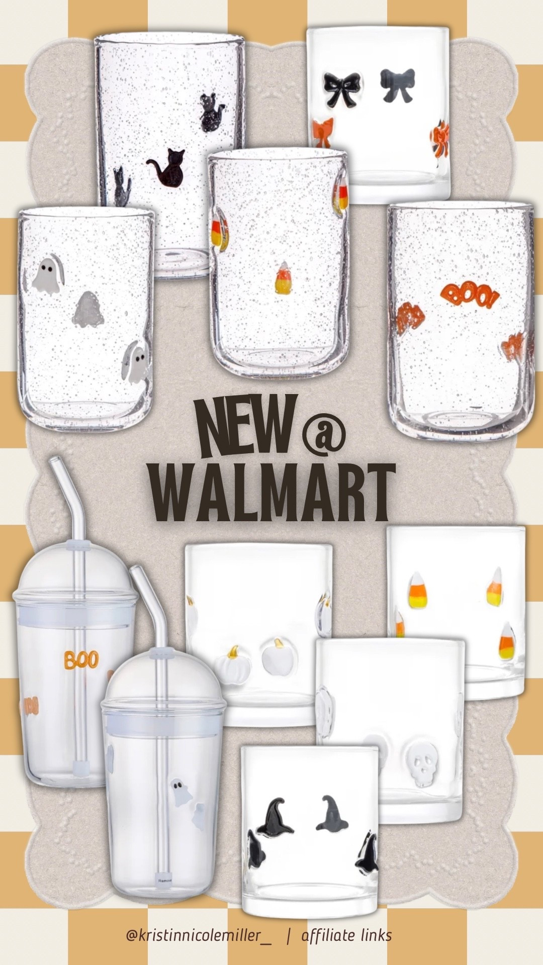 The cutest icon glasses — new at Walmart! 🍬🎃👻

Seasonal fall Halloween autumn boo ghost icon cups glasses matching affordable

#LTKmomlife #LTKSeasonal #LTKHome