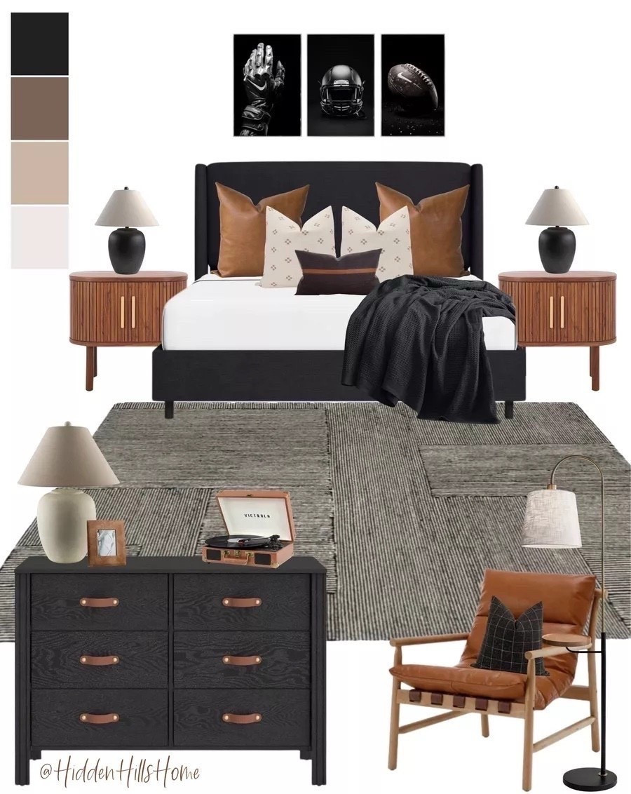 boys bedroom decor, masculine bedroom design, teen boys room design mood board, home decor, bedding, nightstand, boys bedroom inspo #boysroom

#LTKHome #LTKSaleAlert #LTKKids