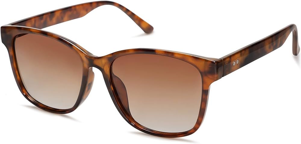SOJOS Polairzed Sunglasses Womens Mens Trendy Square Shades SJ2203 | Amazon (US)