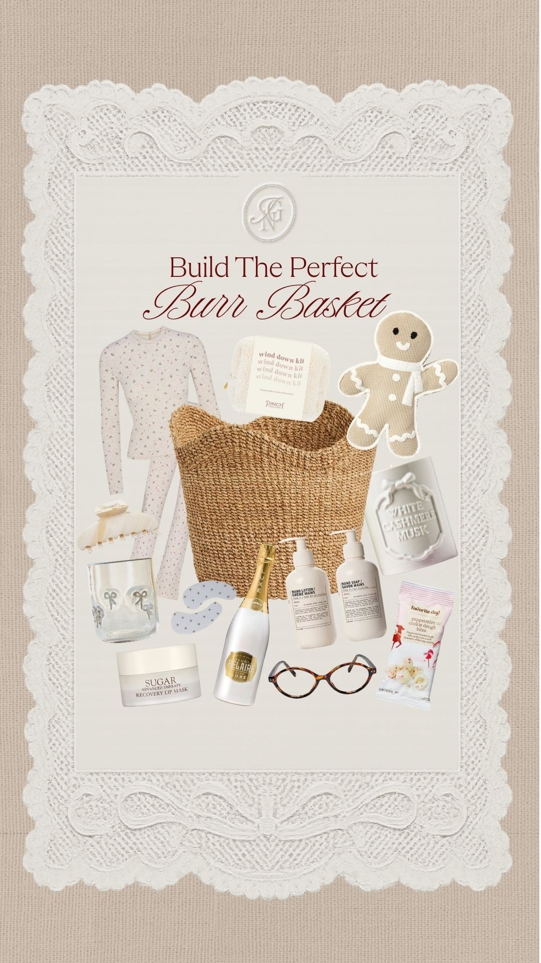 Building the perfect burr basket for cozy nights + holiday gifting 🤍✨ Linking all the pjs, candles, mugs, and little comfort finds that make it extra special. Perfect for Christmas gifting, hostess gifts, or a cozy surprise for someone you love.

#burrbasket #cozygifts #holidaygifting #giftinspo #ltkhome #ltkholiday #cozyfinds

#LTKselfcare #LTKGiftGuide #LTKHoliday