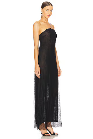 x REVOLVE Solene Maxi Dress in Black | Revolve Clothing (Global)
