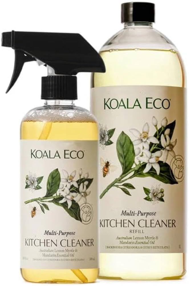 Koala Eco Multi-Purpose Kitchen Cleaner Duo - with Australian Lemon Myrtle & Mandarin Essential O... | Amazon (US)