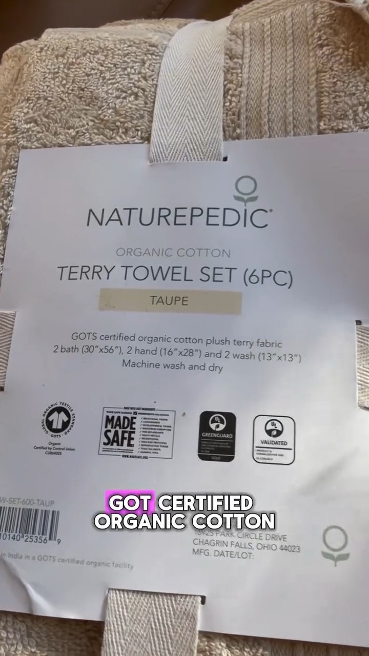 If you know me, you know I’m intentional about what touches my skin and this just elevated my entire routine.

.

My towels are from 🛁 @naturepedic

🤎 Organic Cotton Terry Bath Towel Set  TAUPE

.

“These feel like luxury hotel towels but better.”

.

1️⃣ 🌿 GOTS-certified organic cotton

2️⃣ 🧖🏽‍♀️ Plush, thick terry = ultra absorbent

3️⃣ 🧺 Six-piece cohesive set (bath towel, hand towel, washcloths)

4️⃣ 🤍 Dense & weighty feel = better comfort + better drying

5️⃣ 🫧 Machine washable & dryable (easy luxury)

6️⃣ 🌎 Screened for 15,000+ chemicals

7️⃣ 🤎 Timeless neutral tone (Taupe is THAT girl)

.

They’re soft, substantial, and give that “5-star spa” vibe every single day.

..

This is spa-like luxury you can actually live in.

.

Your bathroom;isn’t just a bathroom  it’s your reset space. Your sanctuary. Your soft place to land. 🤍

.

Invest in pieces that love you back.

Comment TOWEL below to receive a DM with the link to this post on my LTK ⬇ https://liketk.it/5Xy45 #ltksalealert #ltkspringsale #ltkdayinmylife

.

.

#Naturepedic #OrganicHome