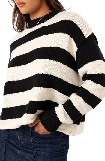 Gretchen Stripe Crewneck Sweater | Nordstrom
