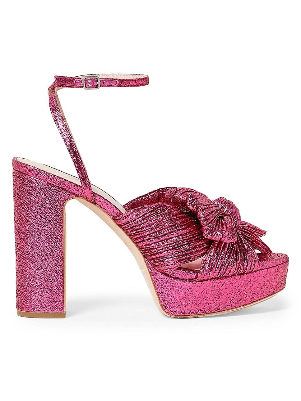 Natalia Pleated Platform Sandals | Saks Fifth Avenue