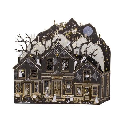 Maren Baxter Haunted Paper House – Light-Up Halloween Decor | My Mind's Eye