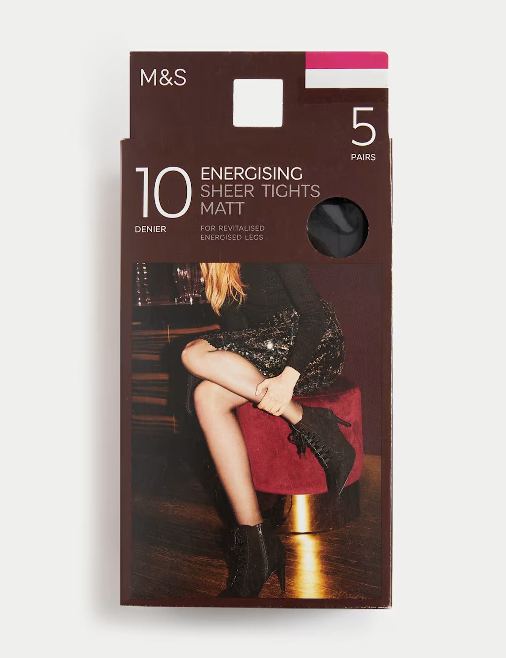 5pk 10 Denier Energising Matt Tights | Marks & Spencer (UK)
