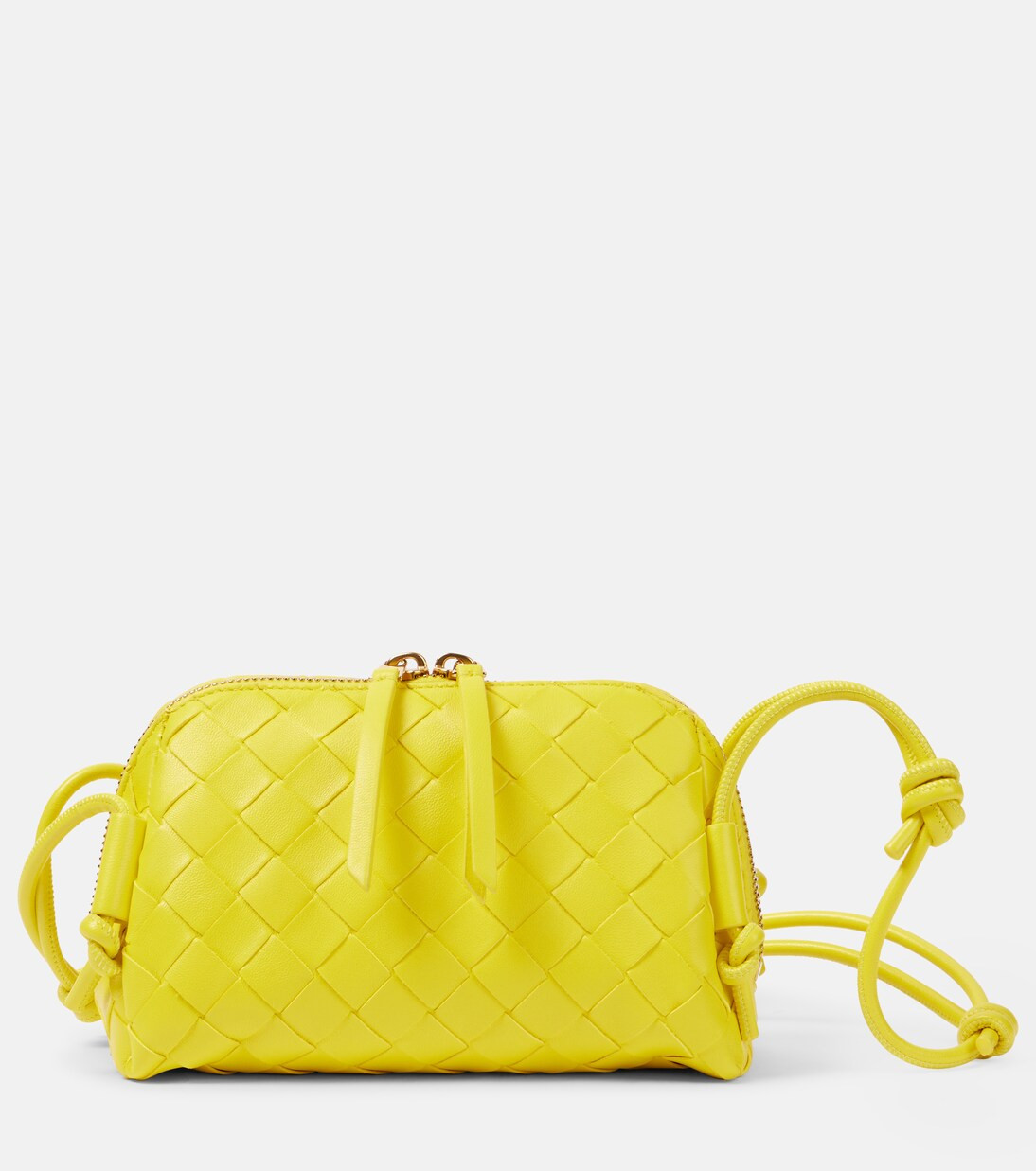 Concert Intrecciato leather shoulder bag | Mytheresa (INTL)