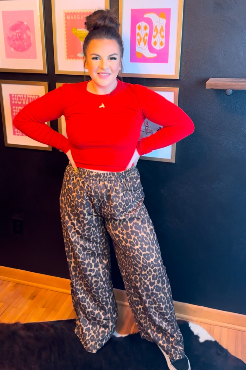 Cute but comfy ✨

Top: large
bottoms: XL
typically wear a size 10 in jeans

Amazon | Amazon fashion | Amazon haul | Cider | Cider fashion | cheetah pants | cheetah print | leopard print | leopard pants 

#LTKMidsize #LTKFindsUnder100 #LTKSeasonal