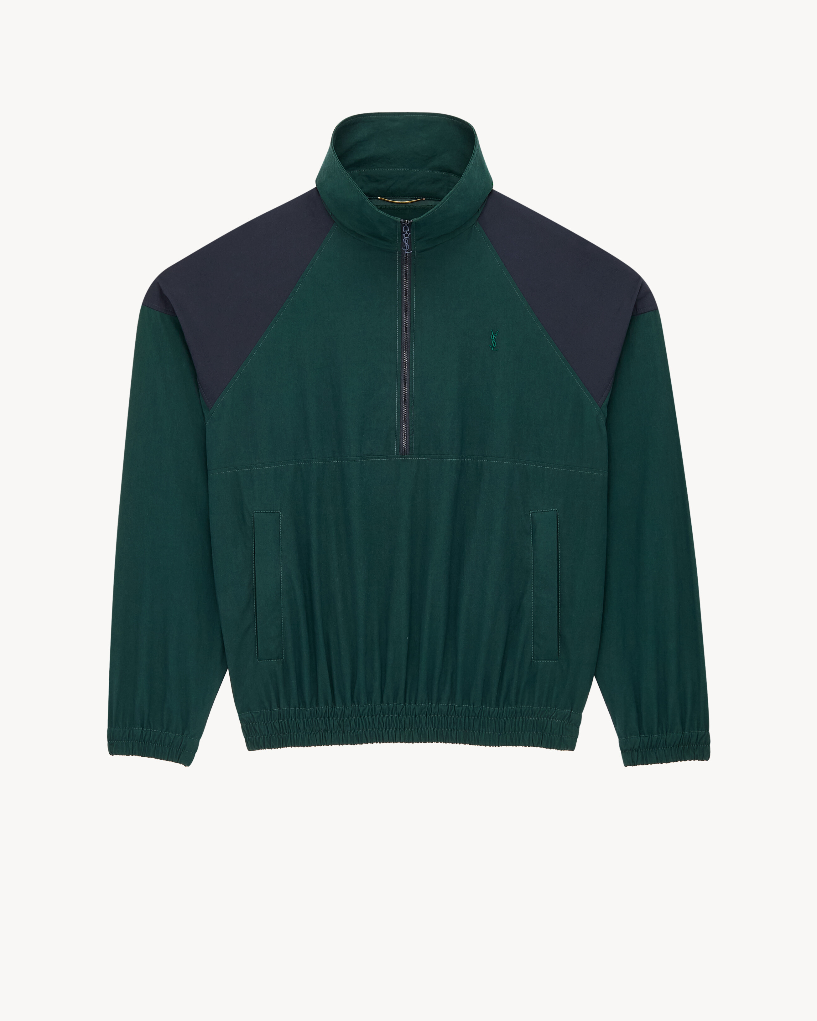 CASSANDRE half-zip jacket in cotton | Saint Laurent Inc. (Global)