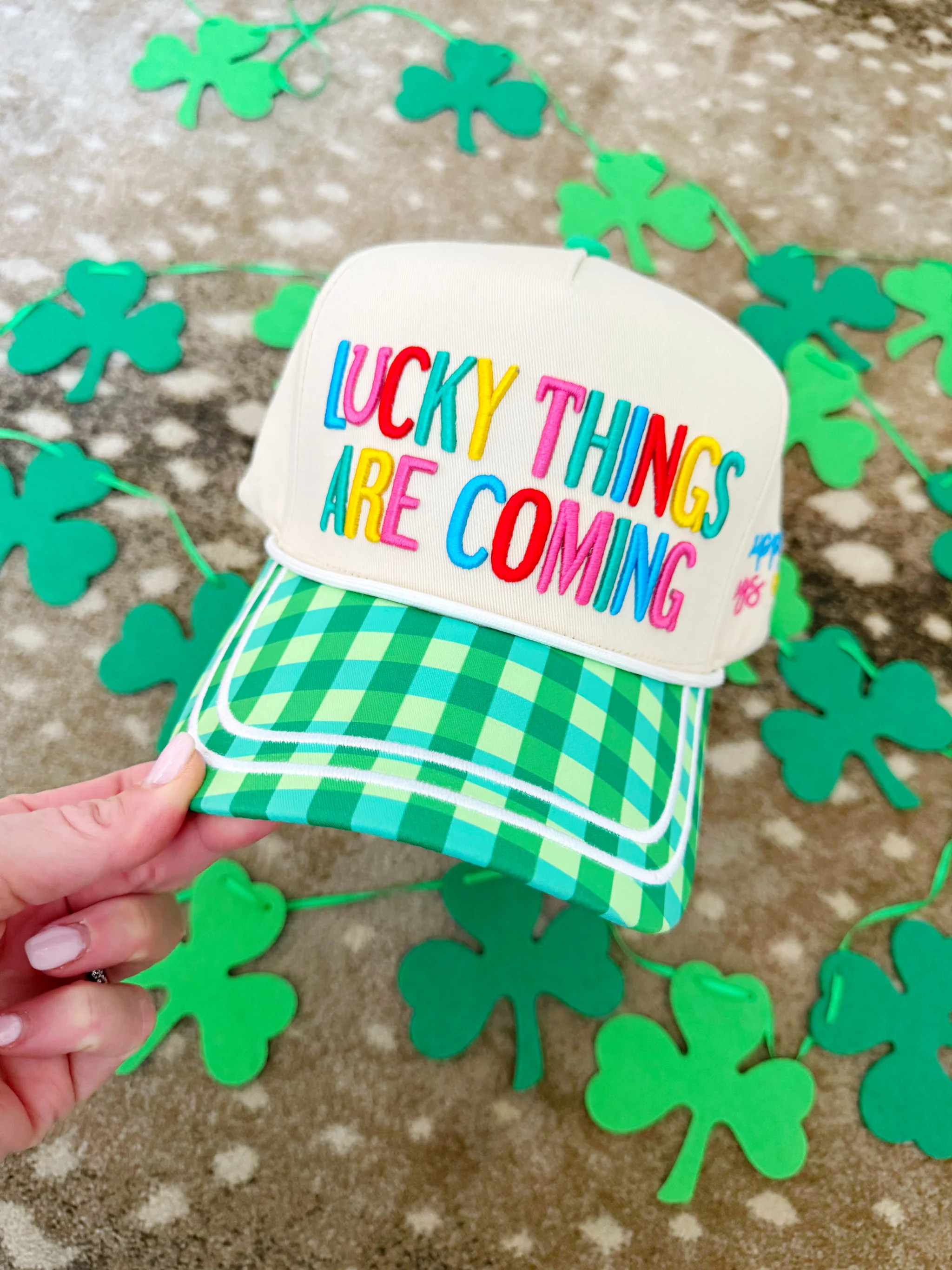 Lucky Things Are Coming Hat | Poppy & Pine