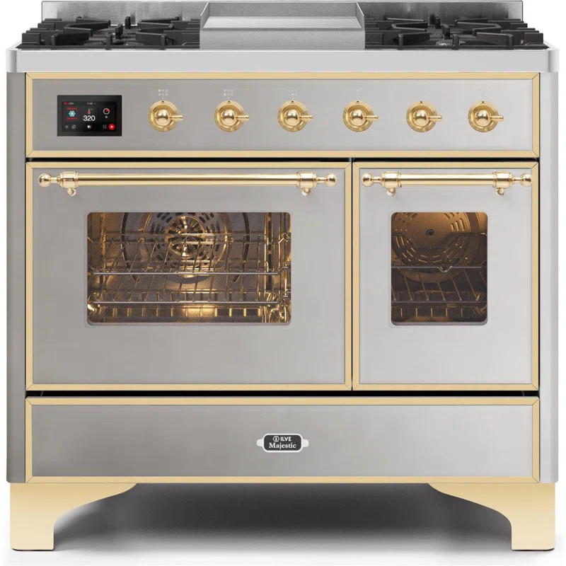 Majestic II 40" Freestanding Dual Fuel Range with Griddle | Wayfair North America