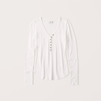 Long-Sleeve Cozy Henley | Abercrombie & Fitch (US)
