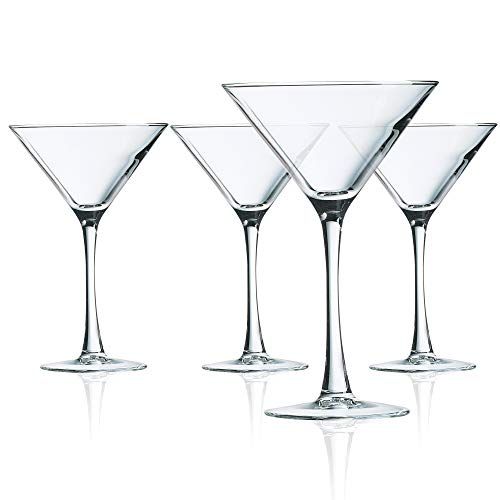 Luminarc Cachet 10 Ounce Martini 4-Piece Set, 10-Ounce, Clear | Amazon (US)