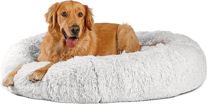 Best Friends by Sheri The Original Calming Donut Cat and Dog Bed in Shag or Lux Fur, Machine Wash... | Amazon (US)