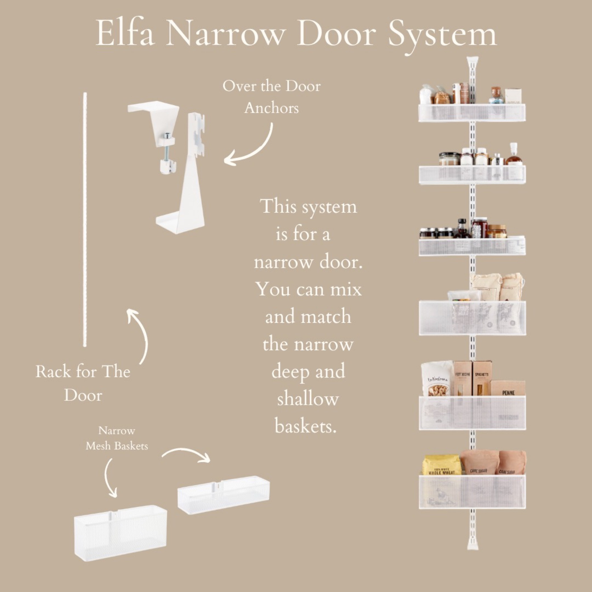 NARROW OVER THE DOOR ORGANIZER



#LTKhome