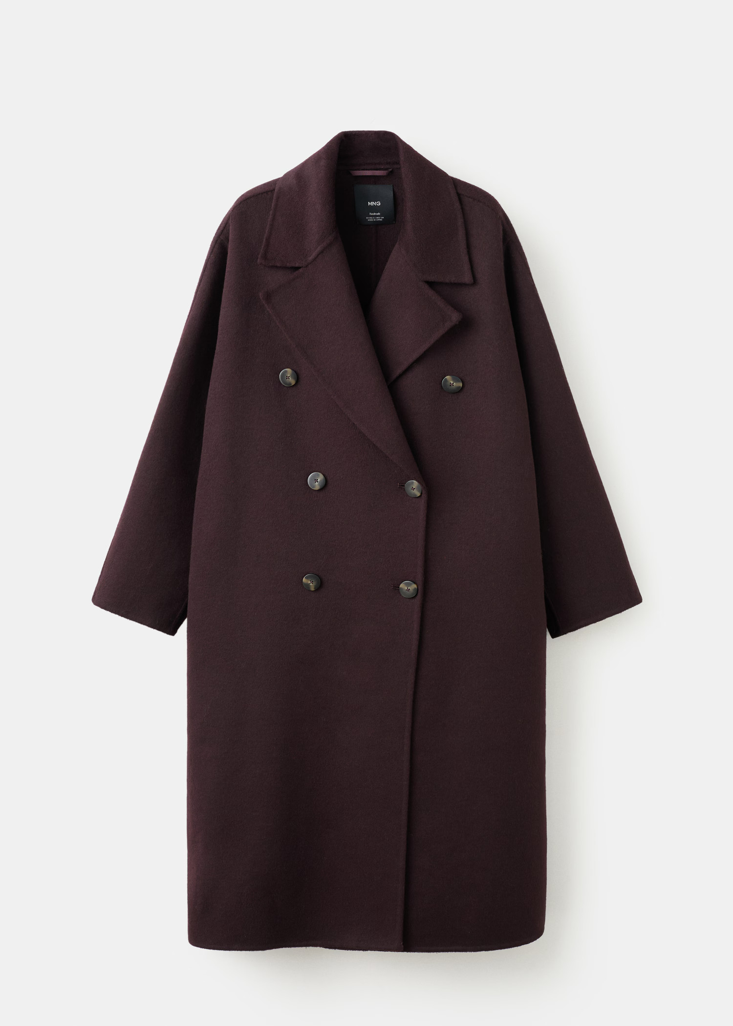 Handmade oversized wool coat | Mango (US/MX/AU)