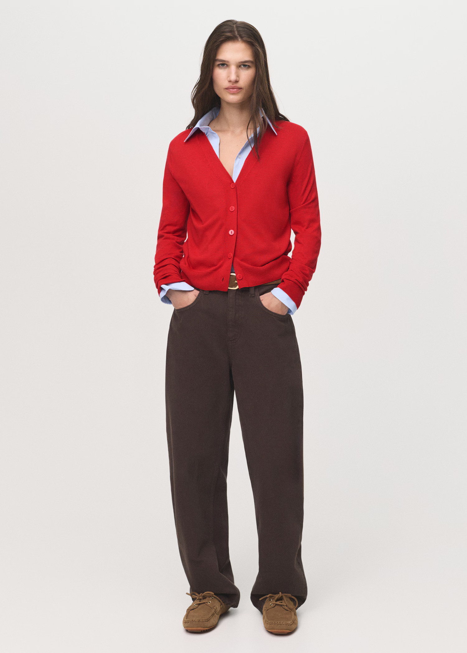 Strickcardigan mit V-Ausschnitt | Mango EU