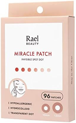 Rael Acne Pimple Healing Patch - Absorbing Cover, Invisible, Blemish Spot, Hydrocolloid, Skin Tre... | Amazon (US)
