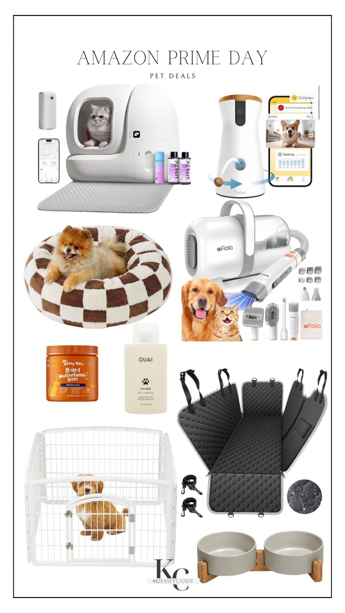 It’s Amazon Prime days (July 16-17th)!!

Shop the best sales on all of your pet essentials.

aesthetic dog bet, pet crate, pet shampoo, pet car finds, pet grooming, automatic cat litter box 

#LTKSaleAlert #LTKFindsUnder100 #LTKHome