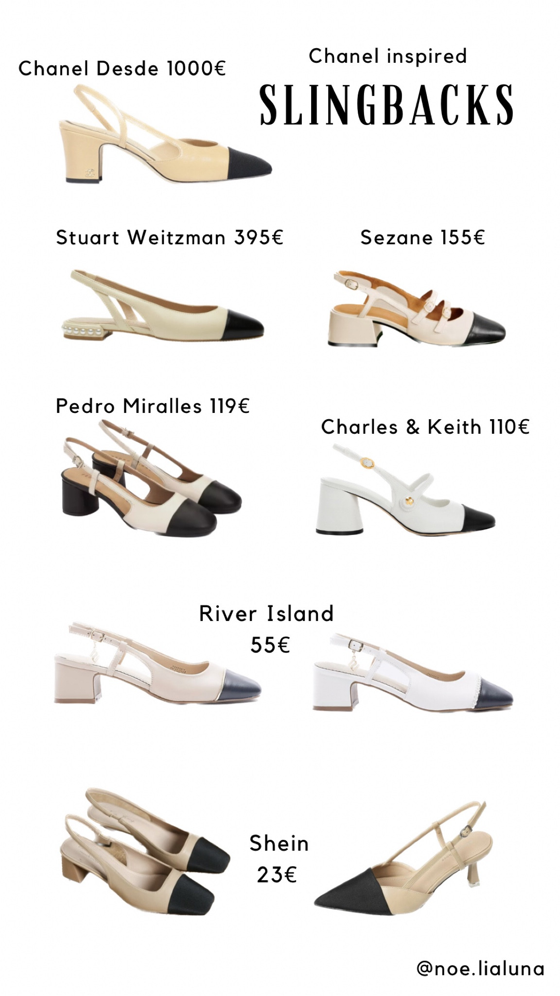 Chanel inspired slingbacks✨
Buscamos las mejores versiones de los zapatos más de moda de Chanel para todos los bolsillos🤍

Dupes, clones, imitaciones zapatos de Chanel

#LTKFind #LTKeurope #LTKshoecrush