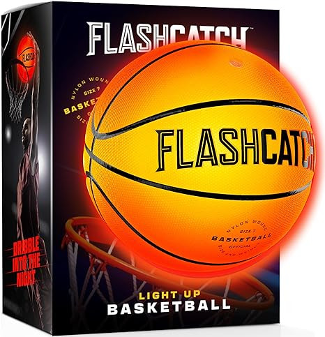 Light Up Basketball - Glow in the Dark Basketball - Sports Gear Accessories Gifts for Boys 8-15+ ... | Amazon (US)