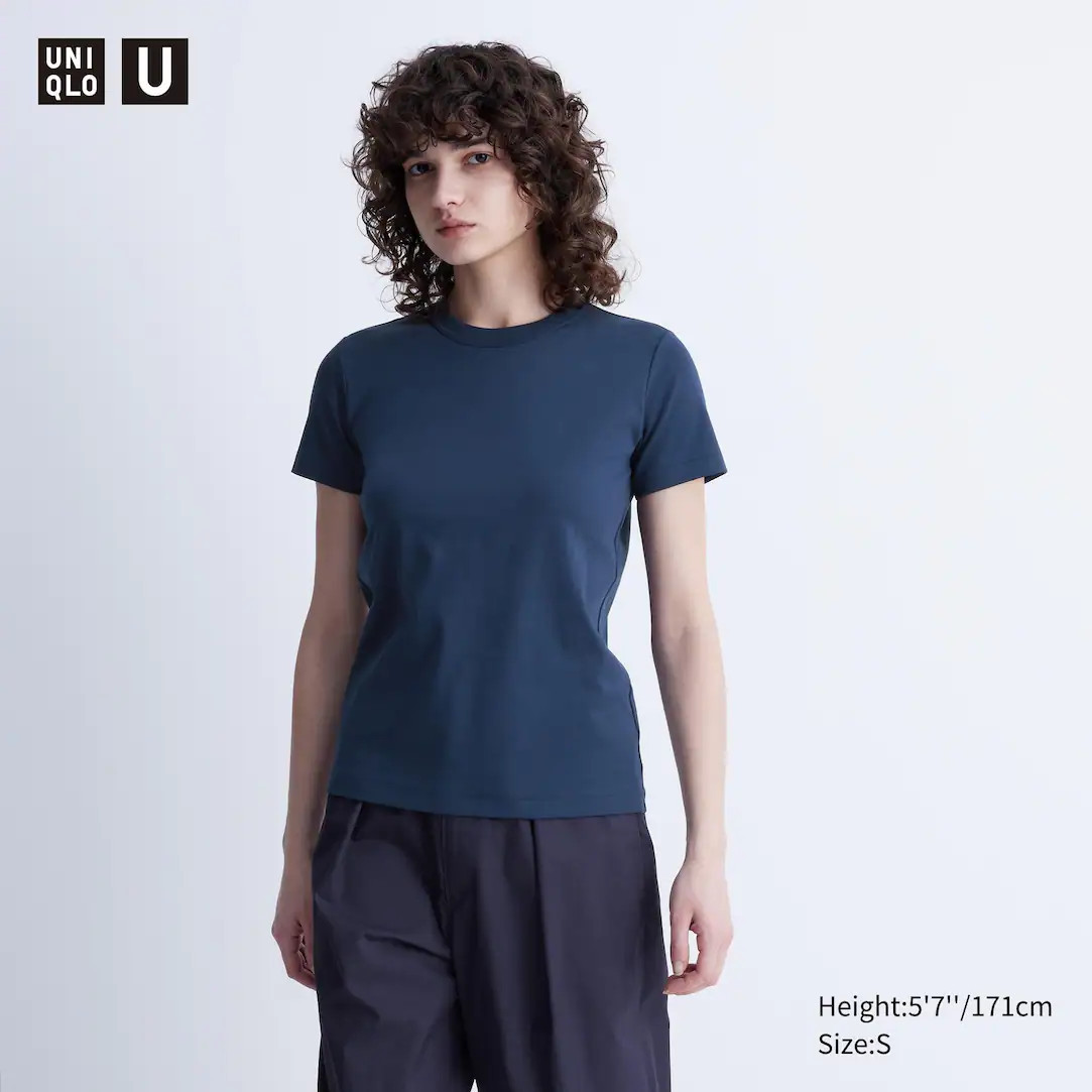 CREW NECK SHORT SLEEVED T-SHIRT | UNIQLO (UK)