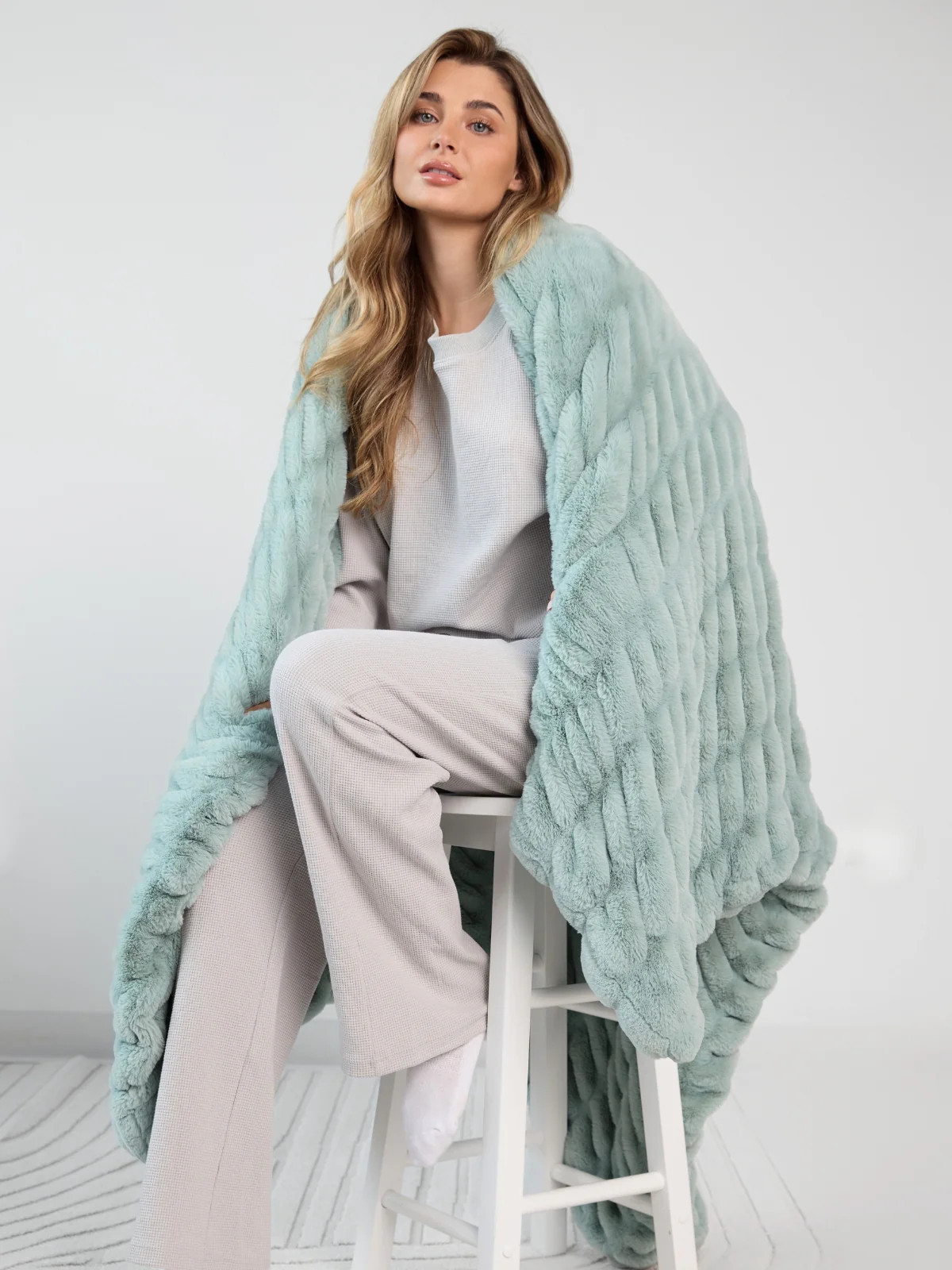 Comfrt Dreamer Blanket | Sea Glass | Mint Green | M | Medium | Comfrt