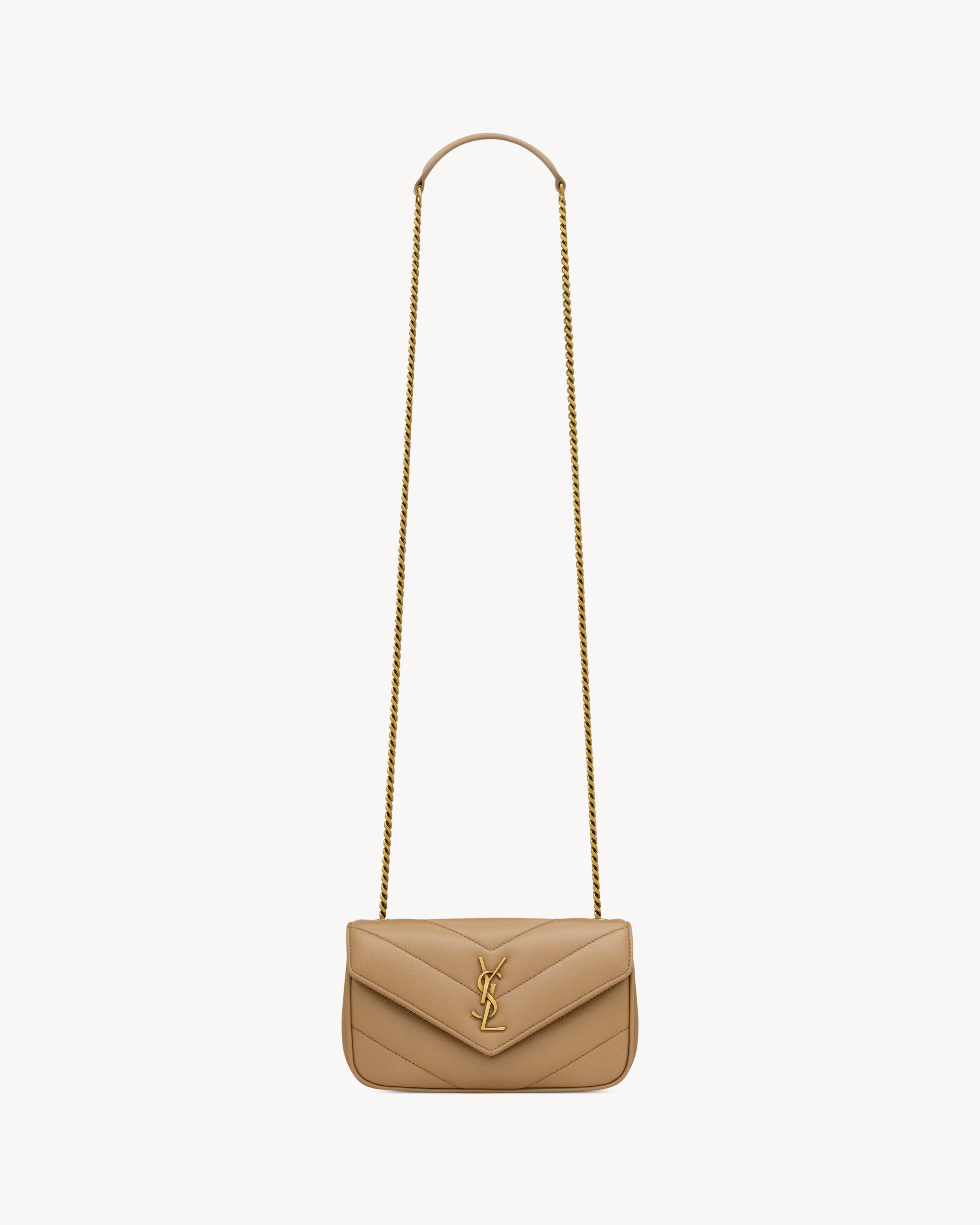 LOULOU MINI in lambskin in Brown | Saint Laurent | YSL EN-GB | Saint Laurent Inc. (Global)