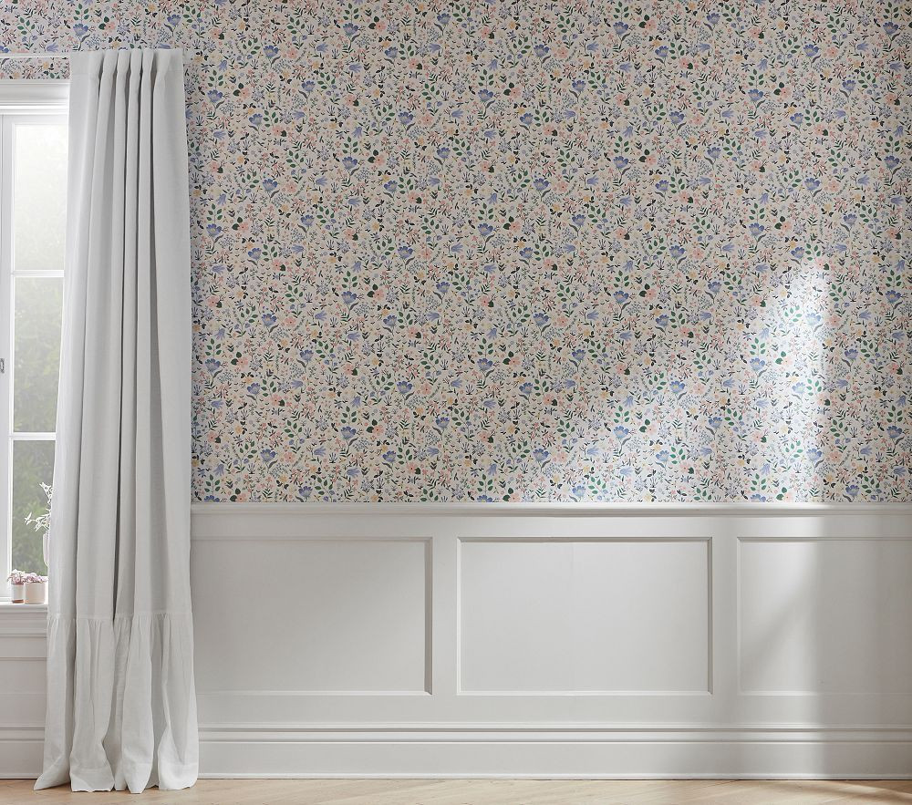 Rifle Paper Co. Bramble Fields Wallpaper | Pottery Barn Kids