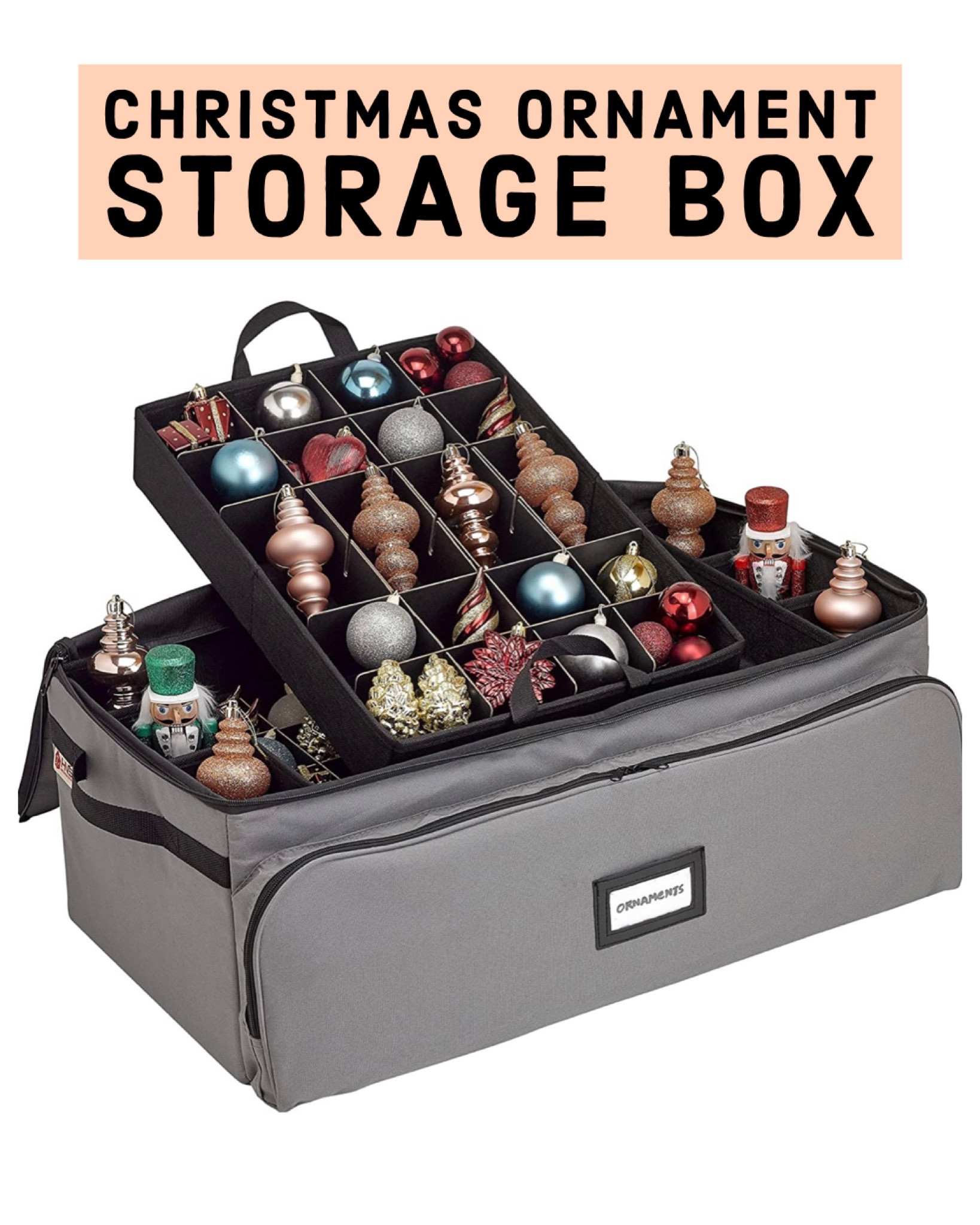 Christmas ornament storage box

#LTKSeasonal #LTKunder50 #LTKHoliday