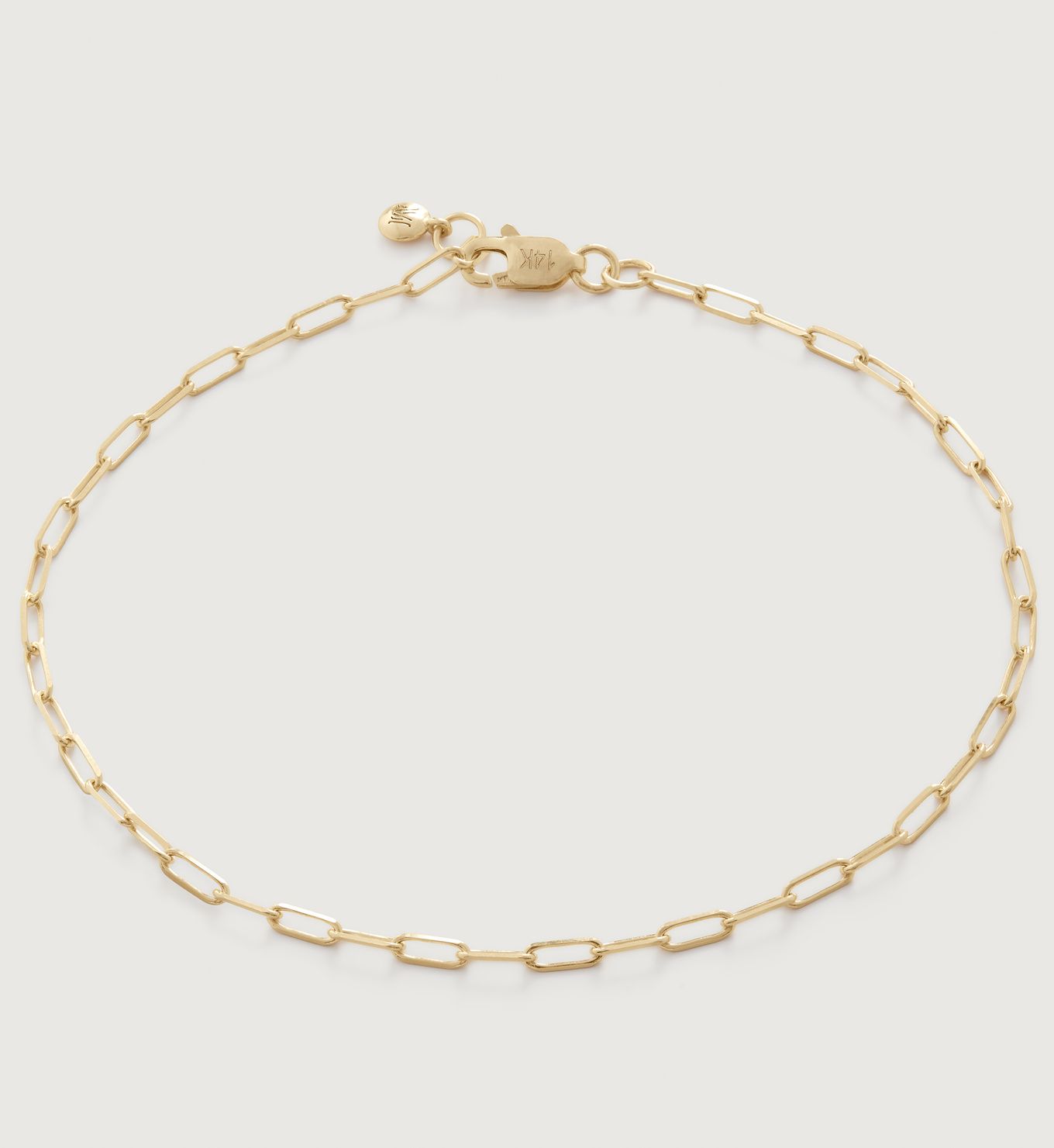 Paperclip Chain Bracelet | Monica Vinader (Global)