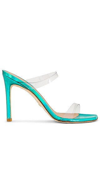 Aleena 100 Sandal in Clear & Esmeralda | Revolve Clothing (Global)