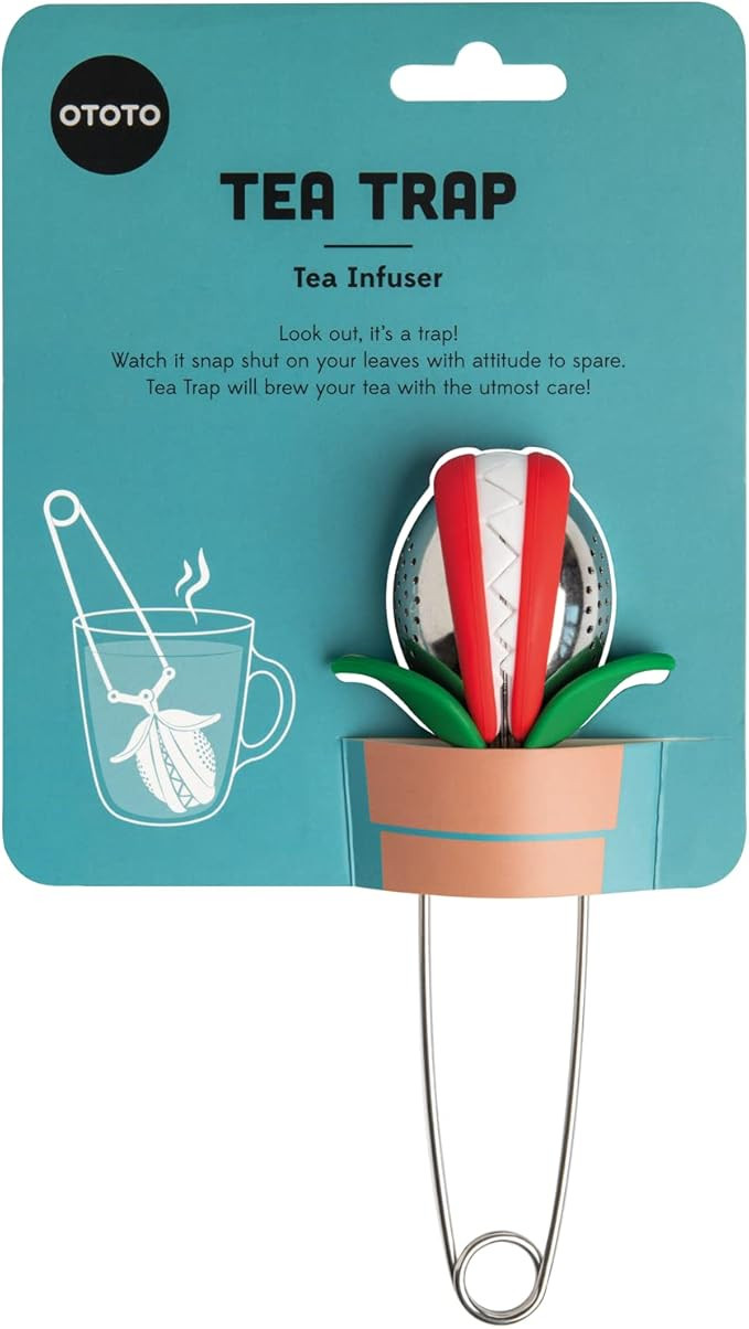 OTOTO Tea Trap Loose Tea Steeper- Tea Diffuser for Loose Tea Leaves- Cute Tea Infuser for Brewing Fl | Amazon (US)