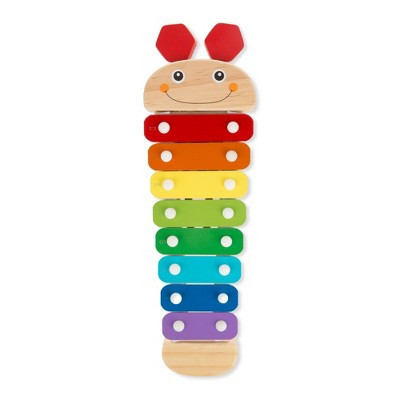 Melissa & Doug Caterpillar Xylophone Musical Toy With Wooden Mallets: Educational Percussion Instrument Toy | Target