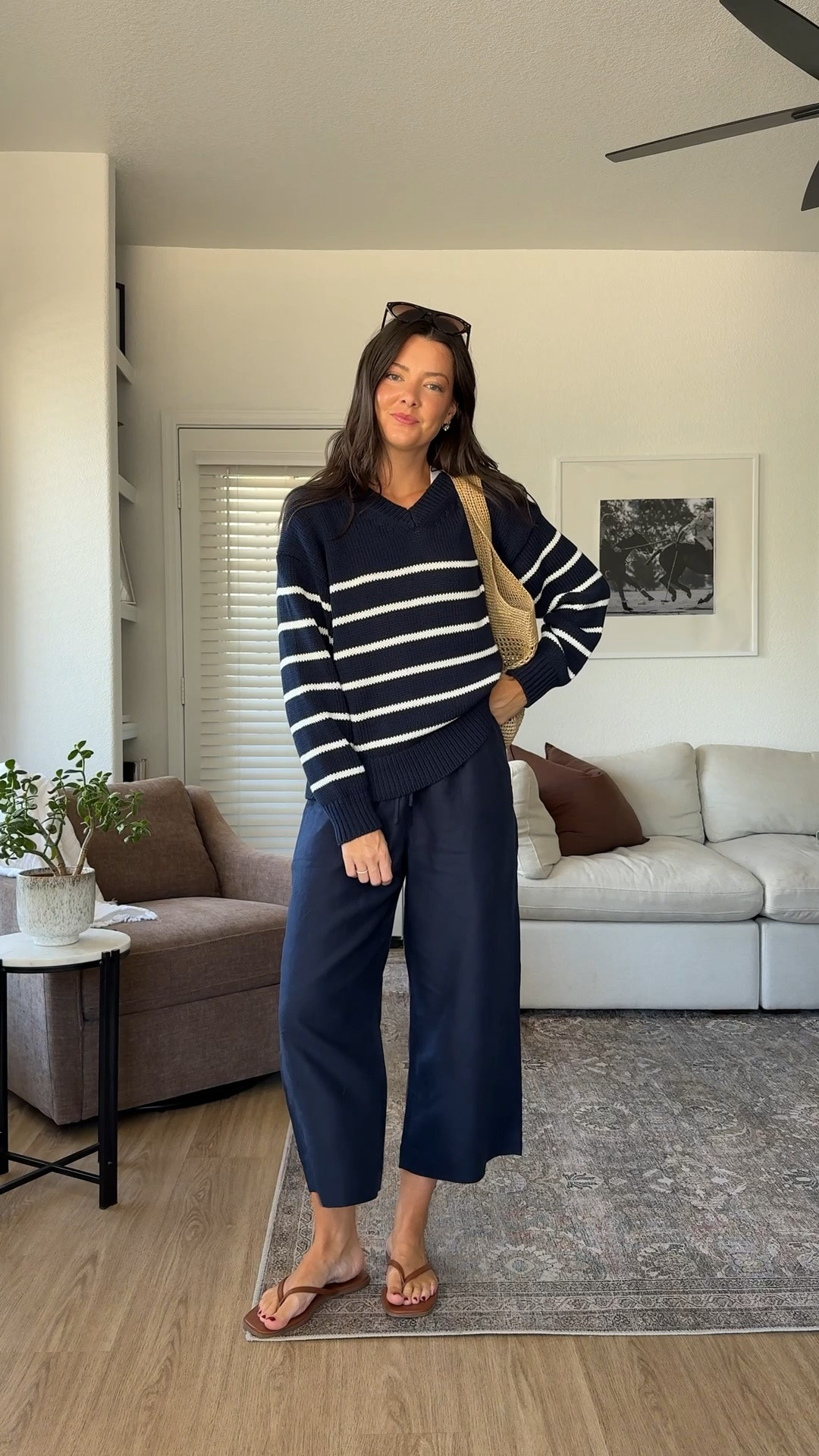 I am 5’7” wearing a size small in everything here!