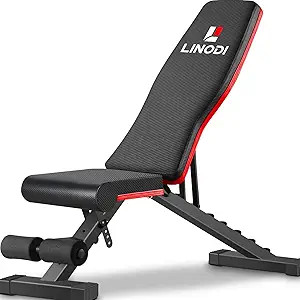 LINODI Weight Bench, Adjustable Strength Training Benches for Full Body Workout, Multi-Purpose Fo... | Amazon (US)