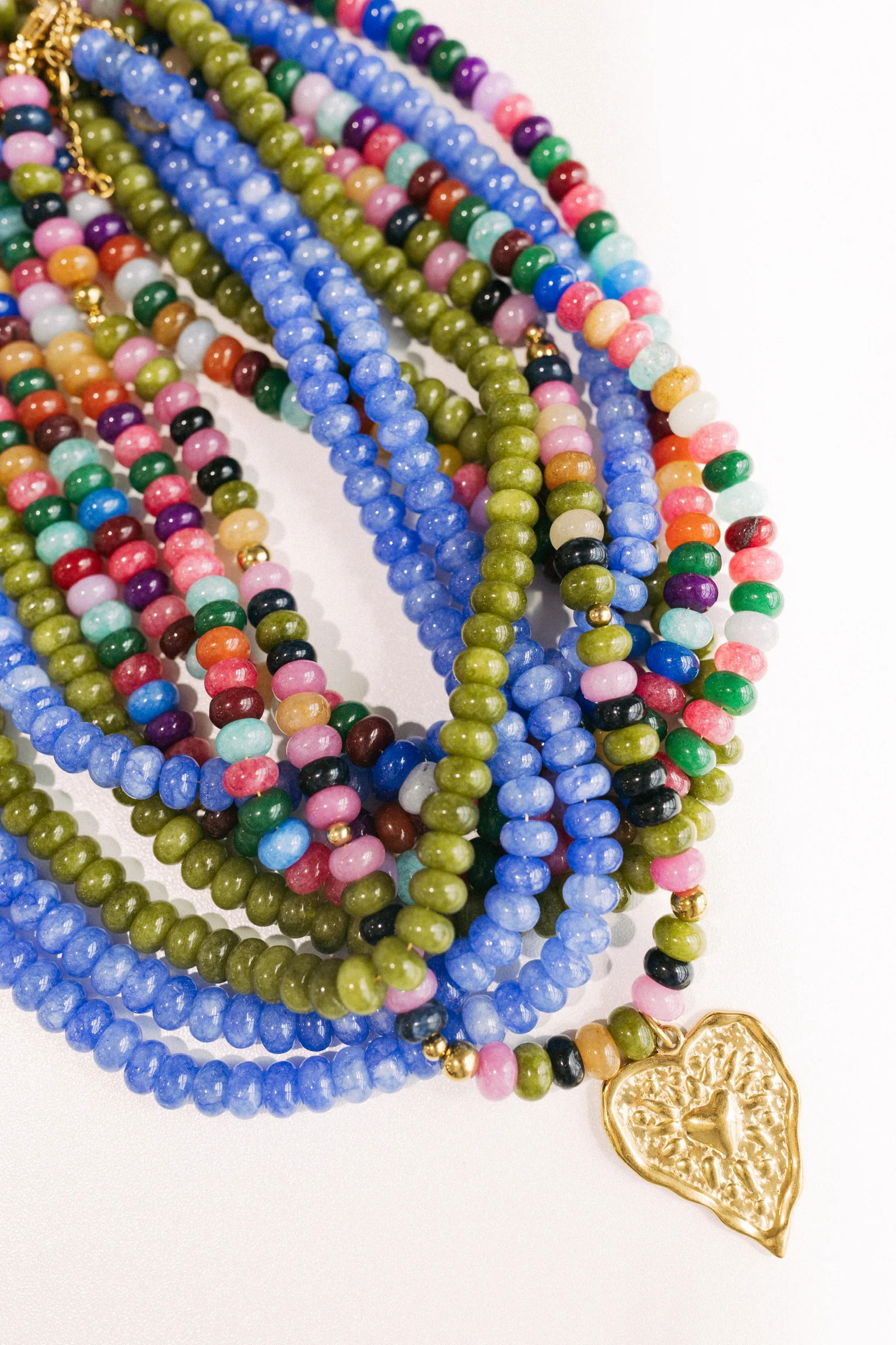 Wendy Beaded Necklace - Green | BÉLJOY