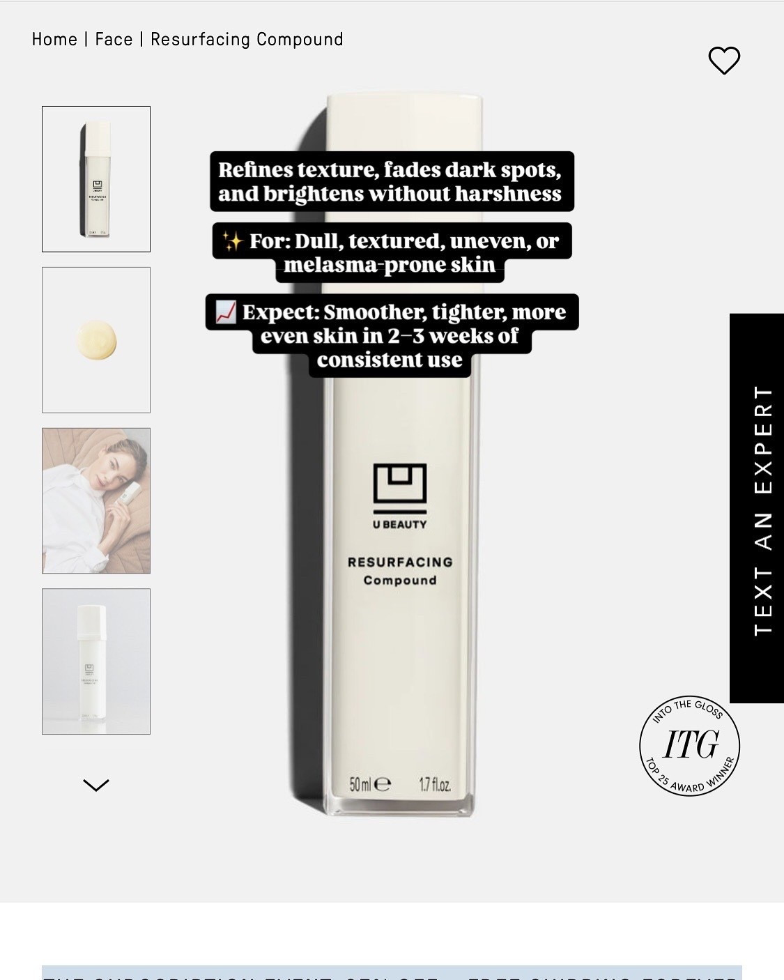 U Beauty Resurfacing Compound

Refines texture, fades dark spots, and brightens without harshness.
✨ For: Dull, textured, uneven, or melasma-prone skin
📈 Expect: Smoother, tighter, more even skin in 2–3 weeks of consistent use

#LTKBeauty #LTKOver40