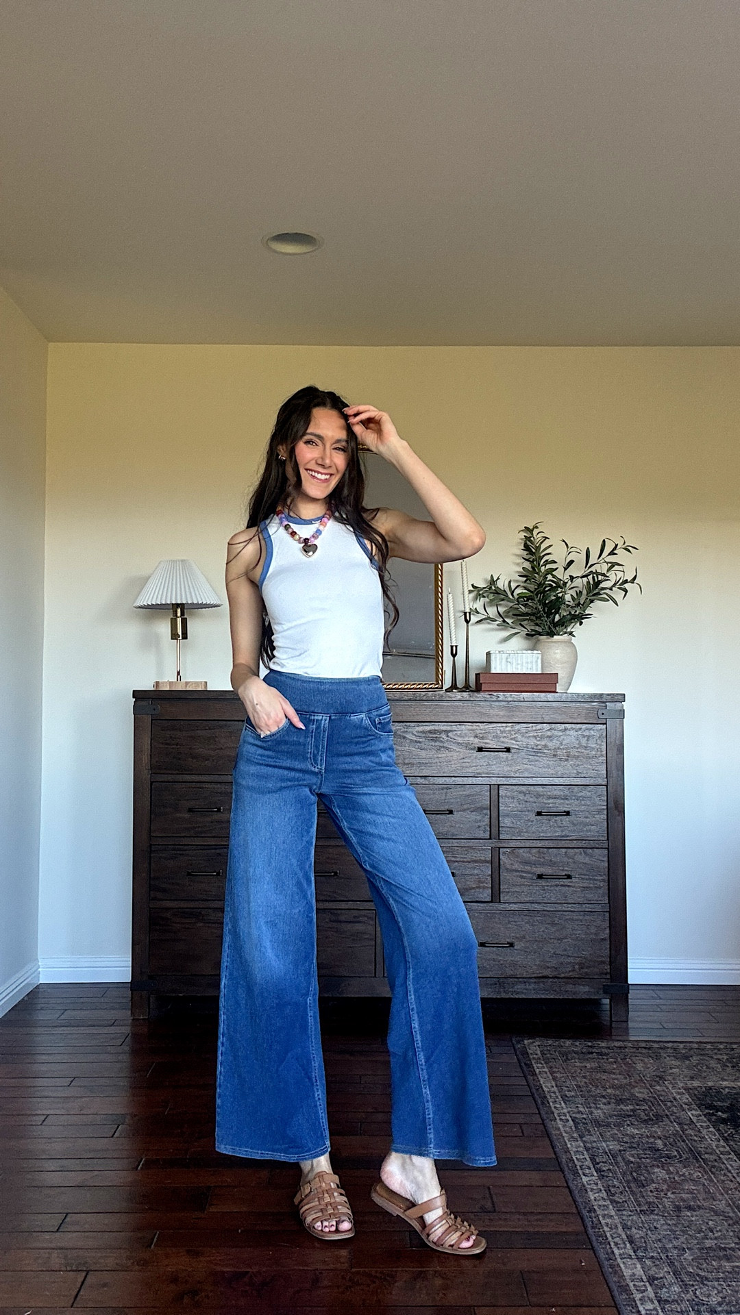The ideal teacher jeans! 

Halara discount code: 15s

Wearing an XS tall in royal blue 
