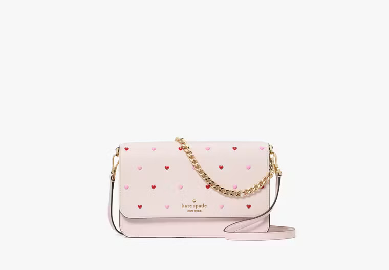 Madison Heart Studs Willow Convertible Crossbody | Kate Spade Outlet